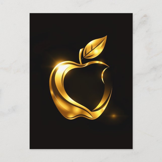 Aplle Feiertagspostkarte (Vorderseite)