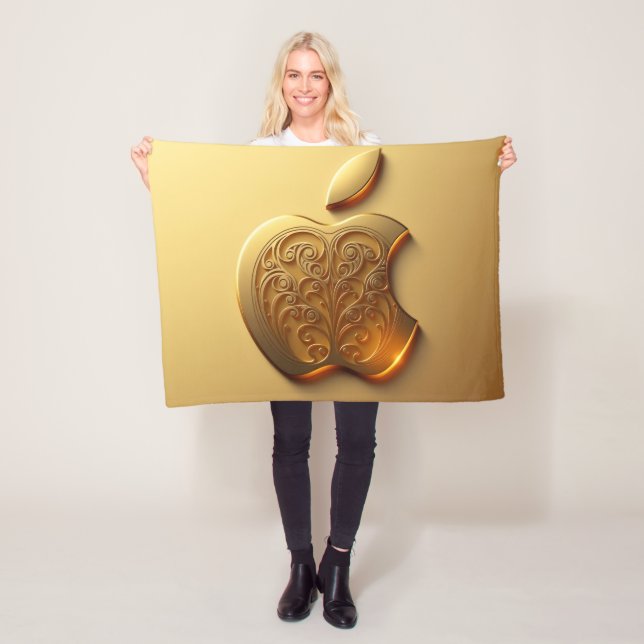 Aplle Fleecedecke (Beispiel)