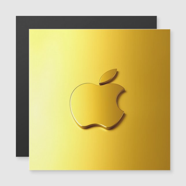 Aplle Magnetkarte (Vorne/Hinten)