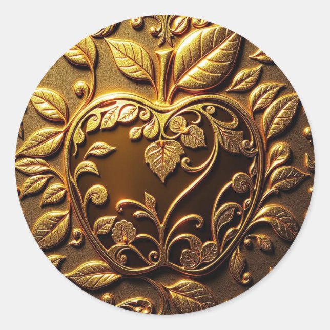 Aplle Runder Aufkleber (Vorderseite)