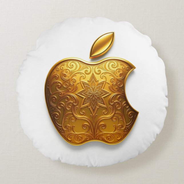 Aplle Rundes Kissen (Vorderseite)