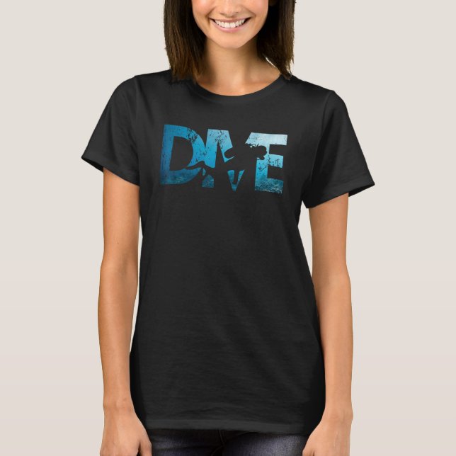 Apnea Diver Freediver Scuba Diver 3 T-Shirt (Vorderseite)