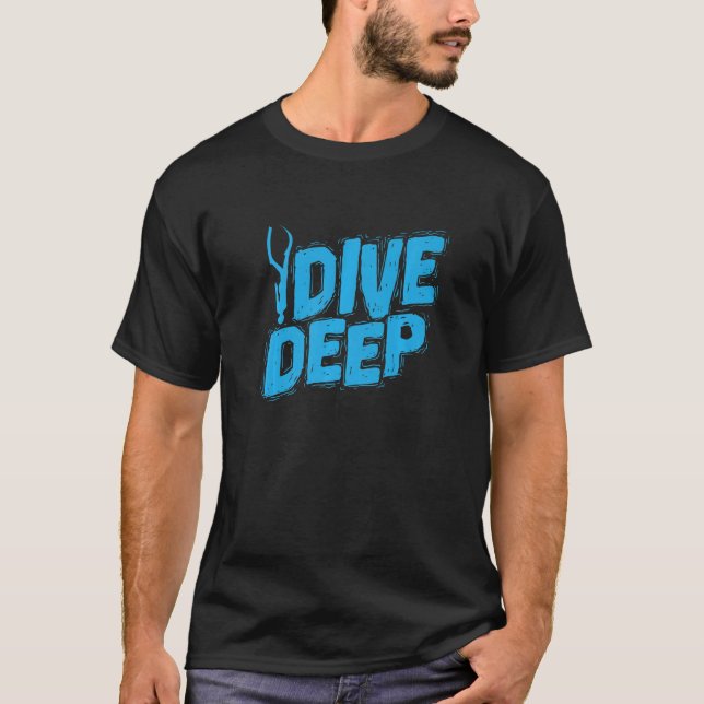 Apnoea Diver Deep T-Shirt (Vorderseite)