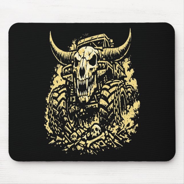 Apocalypse Bone Crusher Monster Truck  Mousepad (Vorne)