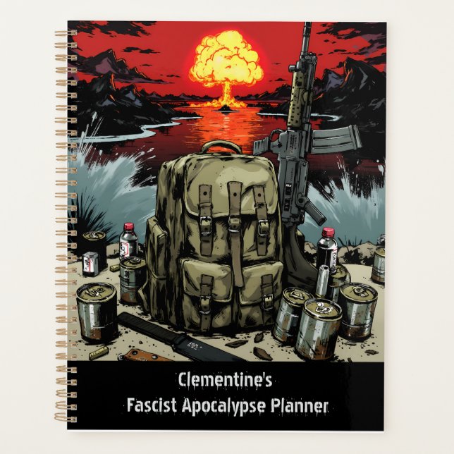 Apocalypse Survival Kit Personalized Planer (Vorderseite)