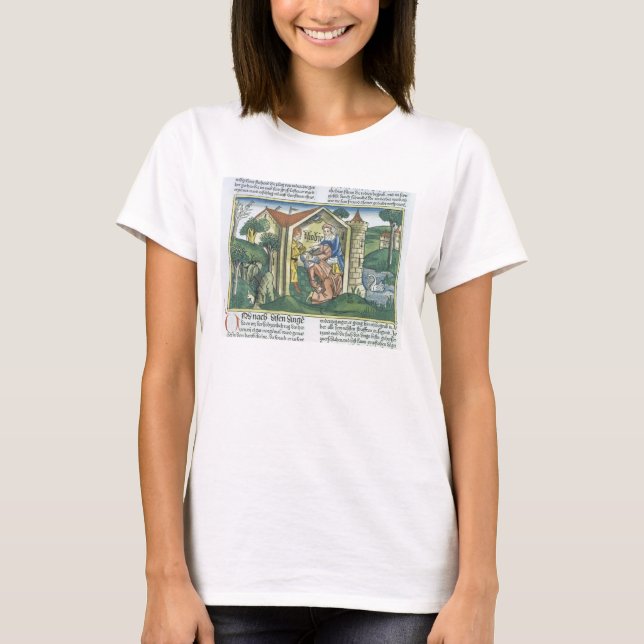Apocrypha: Tobit is blinded by sparrow's droppings T-Shirt (Vorderseite)