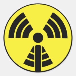 Apodcastalypse Aufkleber! Runder Aufkleber