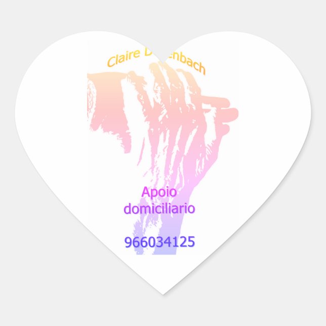Apoio Pflege Herz-Aufkleber (Vorderseite)