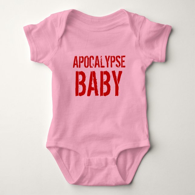 Apokalypse-Baby-Shirt Baby Strampler (Vorderseite)