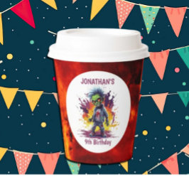 Apokalypse Birthday Zombie Boy Pappbecher