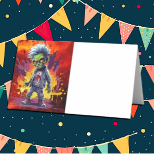 Apokalypse Birthday Zombie Boy Platzkarte