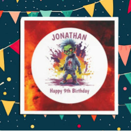 Apokalypse Birthday Zombie Boy Serviette