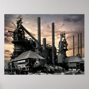 Apokalypse der Industrieposten Poster