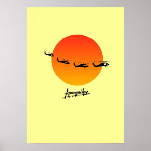 Apokalypse jetzt minimalistisches Shirt-Design Poster