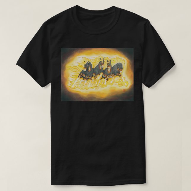 Apokalypse-Pferde T-Shirt (Design vorne)