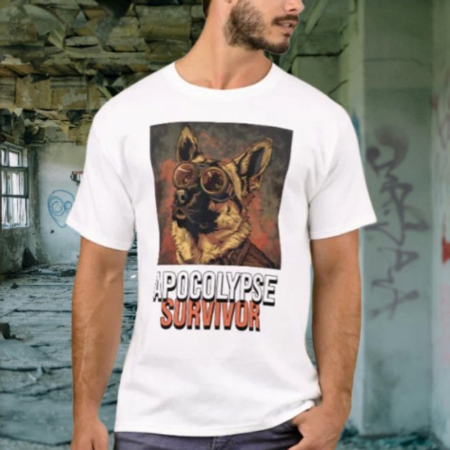 Apokalypse-Überlebender Hund T-Shirt (Von Creator hochgeladen)