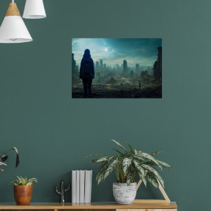 Apokalypse Verlorene Zivilisation Zukunft Dystopis Poster