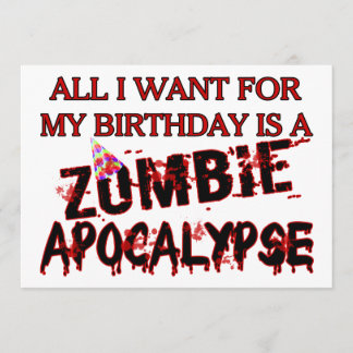 Apokalypse Zombie Einladung
