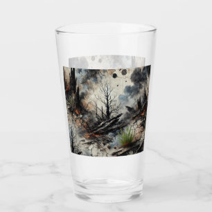 Apokalyptische Art Glass Cup Glas