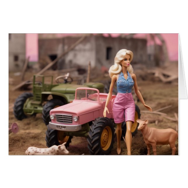 apokalyptische Blondoll im Land (Vorderseite (Horizontal))