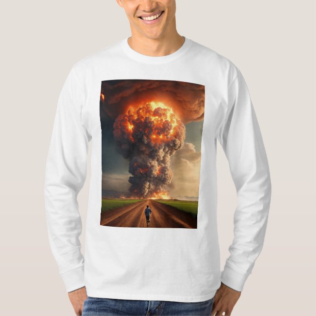 Apokalyptische Katastrophe T-Shirt (Vorderseite)