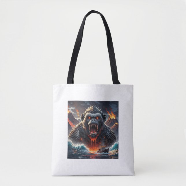 Apokalyptische Lava Beast Tote Bag (Vorderseite)