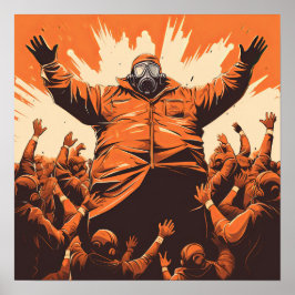 Apokalyptische Vanguard: Der kommunistische Führer Poster