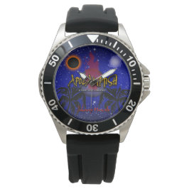 Apokalyptischer Planet Logo Armbanduhr