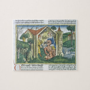 Apokryphen: Tobit ist durch den Dung des Spatzen Puzzle