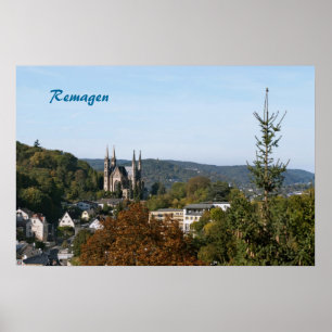 Apollinariskirche in Remagen, Deutschland Poster
