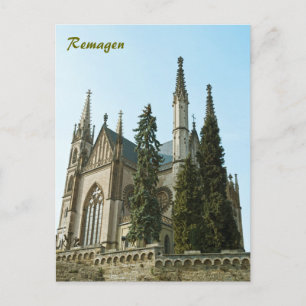 Apollinariskirche in Remagen, Deutschland Postkarte