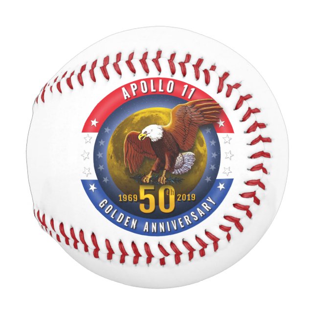 Apollo 11 50 Jubiläum Patriotic Moon Eagle - Baseball (Vorne Rechts)