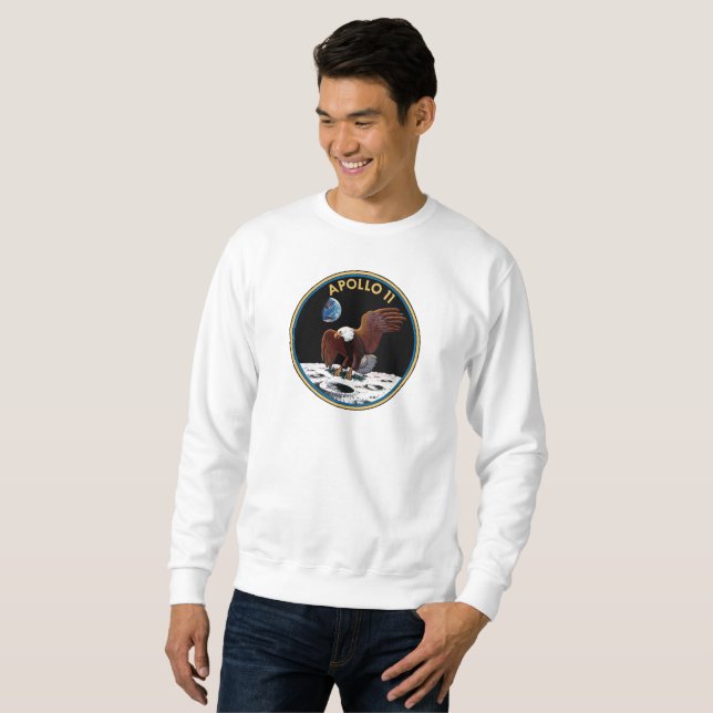 Apollo-11-Abzeichen Sweatshirt (Vorne ganz)
