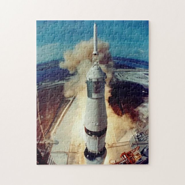 Apollo 11 Aufzug aus Puzzle (Vertikal)