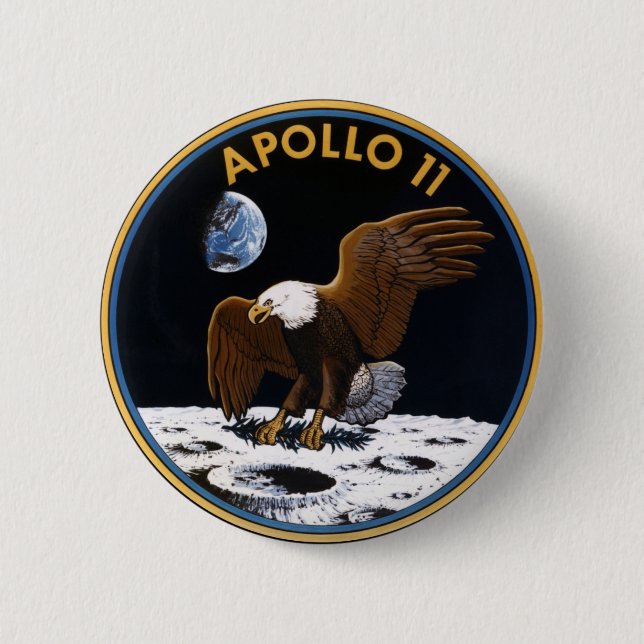 Apollo 11 button (Vorderseite)