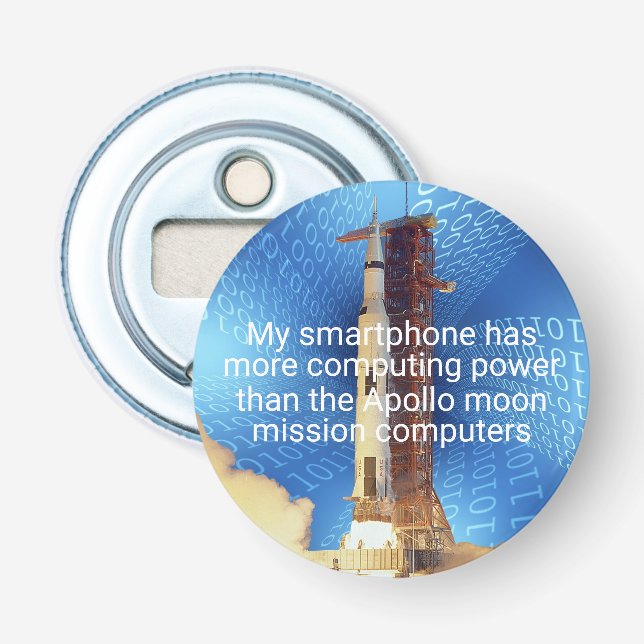 Apollo 11 Computing Power Flaschenöffner (Vorderseite)