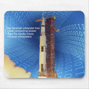 Apollo 11 Computing Power Mousepad