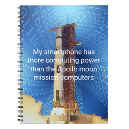 Apollo 11 Computing Power Notizblock