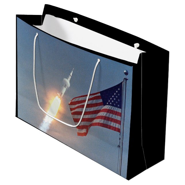 Apollo 11 große geschenktüte (Vorderseite Schrägansicht)