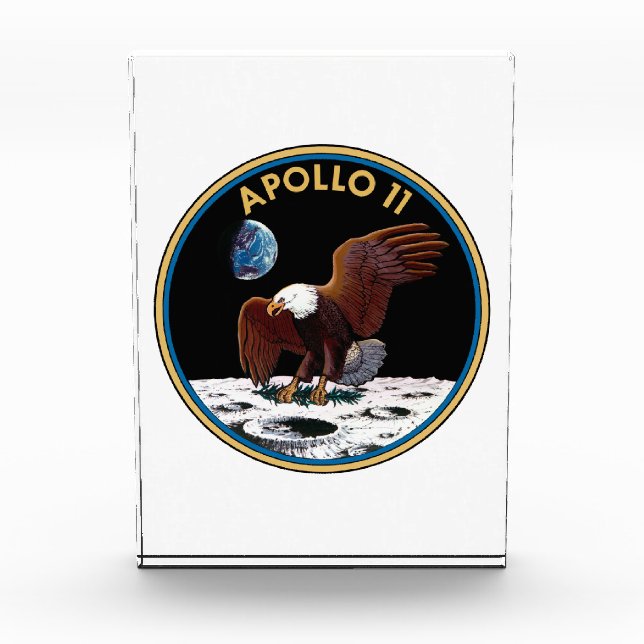 Apollo 11-Insignien Fotoblock (Vorderseite)