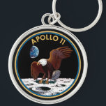 Apollo 11-Insignien Schlüsselanhänger<br><div class="desc">Apollo 11 Insignien. Großartige Geschenke für Astronomen,  Geschenke für Astronauten und Geschenke für Weltraumfans!</div>
