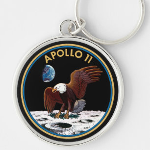 Apollo 11-Insignien Schlüsselanhänger