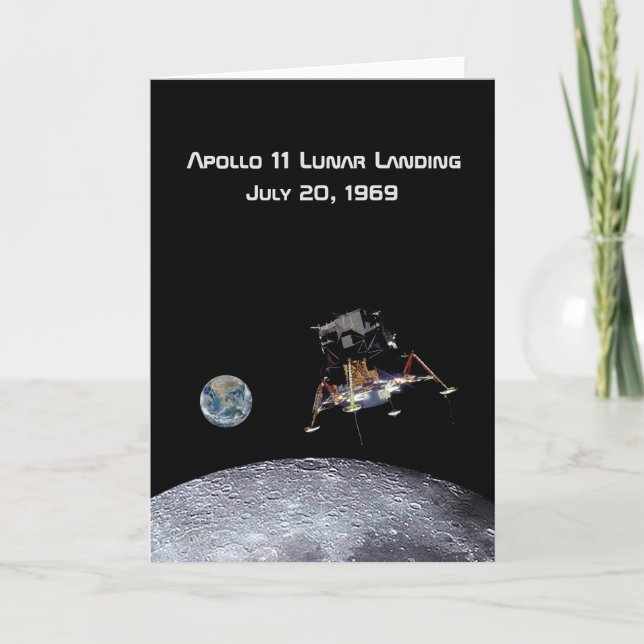 Apollo 11 Lunar Landing Karte (Vorderseite)