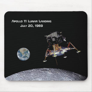 Apollo 11 Lunar Landing Mousepad