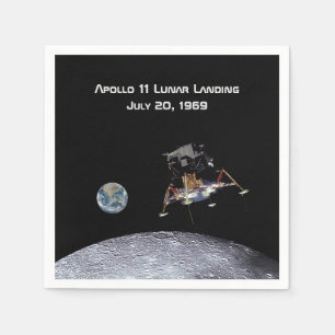 Apollo 11 Lunar Landing Serviette