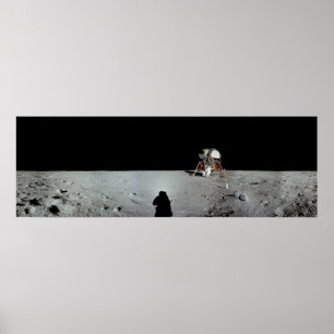 Apollo 11 Lunar Landschaftsfläche Poster