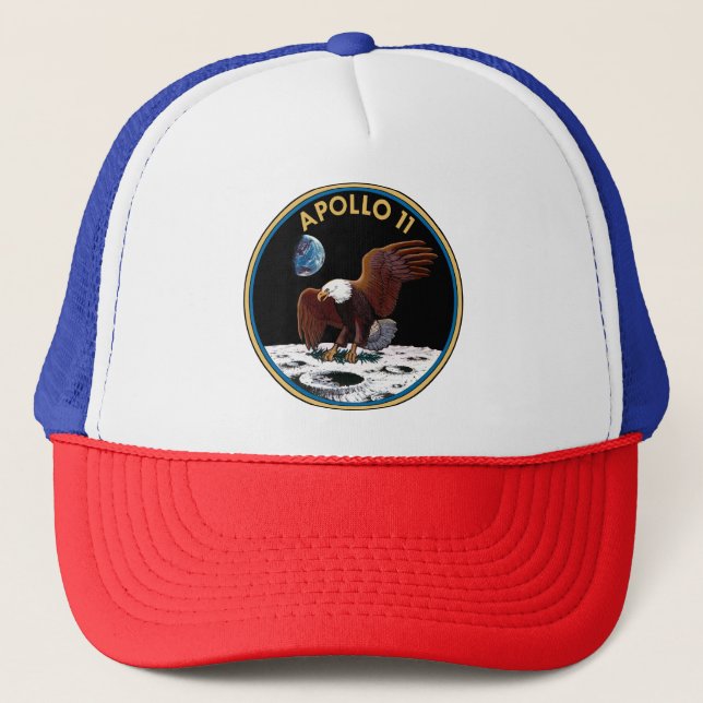 Apollo 11 Mission Patch Truckerkappe (Vorderseite)