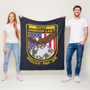 Apollo 11 Mondlandung 50. Jubiläumsnovelty Fleecedecke