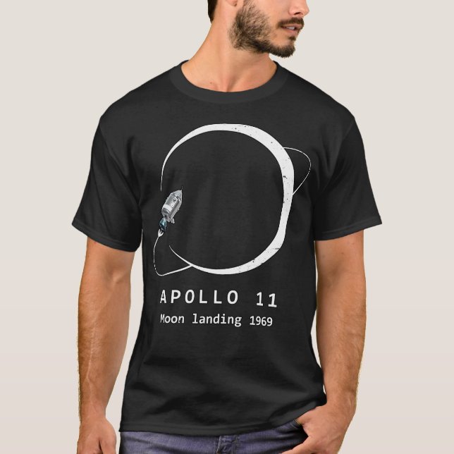 Apollo 11 Moon Landing 1969 T-Shirt (Vorderseite)