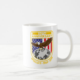 Apollo 11 Moon Landing 50 Jahre Jubiläum Neuheit Kaffeetasse